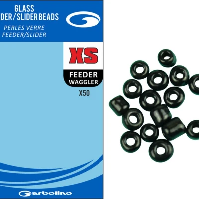 Afbeelding van Garbolino Glass Feeder Slider Beads (50 pcs) Maat : X small