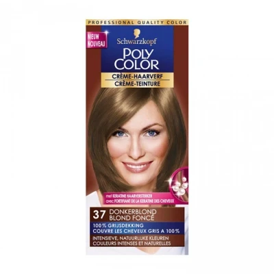 Afbeelding van Schwarzkopf Poly Color Creme Haarverf 37 Donkerblond