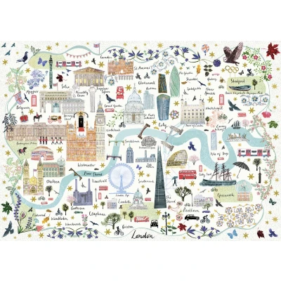 Afbeelding van Gibsons Map of London (1000)