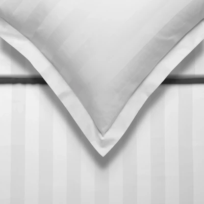 Afbeelding van Vandyck PURITY 86 STRIPE 140x200/220 + 1x 60x70 white