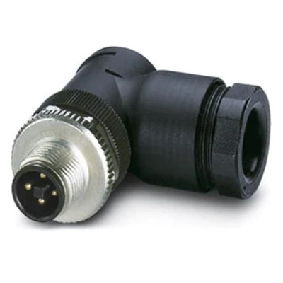 Afbeelding van Phoenix Contact 1408988 Sensor/actuator connector, niet geassembleerd M12 Aantal polen: 4 Stekker, haaks 1 stuk(s)