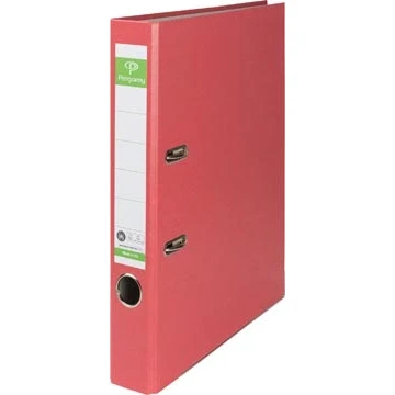 Afbeelding van Pergamy Ordner, Voor Ft A4, Uit Recycolor Papier, Rug Van 5 Cm, Rood Ordner