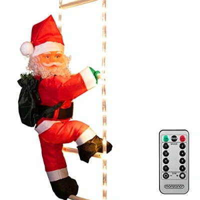 Afbeelding van Monzana LED Kerstman 90cm Binnen/Buiten incl. Afstandsbediening