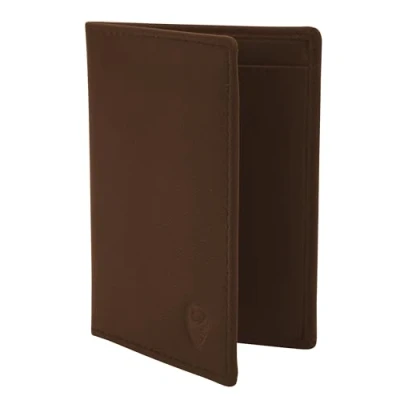 Afbeelding van GERMANUS Etui voor kentekenbewijs en creditcards portemonnee in leer, bruin, donkerbruin, Eén maat, Klassiek
