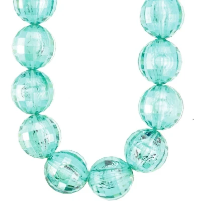 Afbeelding van Behave Korte ketting met grote turquoise kralen