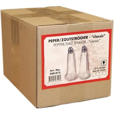 Afbeelding van peper / zoutstrooier H.12cm, 560012, HVS Select