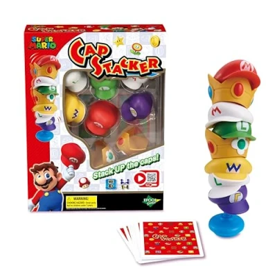 Afbeelding van Spel the super mario cap stacker