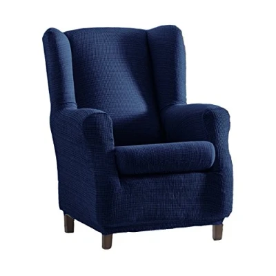 Afbeelding van Eysa Aquiles elastische bankovertrek, oorstoel, kleur 03 blauw, polyester katoen, 70 90 cm/60 80 cm/90 110 cm