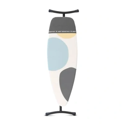 Afbeelding van Brabantia Strijkplank D, 135x45 cm Spring Bubbles met hittebestendige parkeerplaats Black