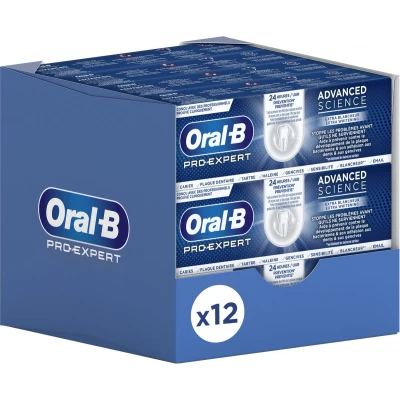Afbeelding van 12x Oral B Tandpasta Pro Expert Advanced Science Extra White 75 ml