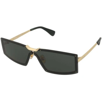 Afbeelding van Max Mara Donna MM0118 30N Occhiali da sole Metallo Oro Verde Squadrata Normale