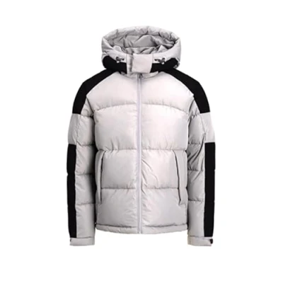 Afbeelding van JACK&amp;JONES JCOAERO Puffer SN Bufferjas, Cloud Dancer/Detail: black blocking, XS, XS