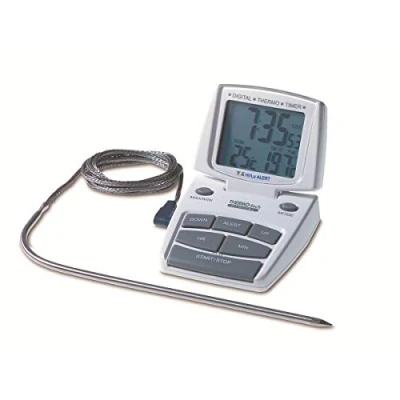 Afbeelding van TFA Dostmann Digitale braadthermometer, 14.1500, vleesthermometer, incl. timer, roestvrijstalen sensor, kerntemperatuur meten