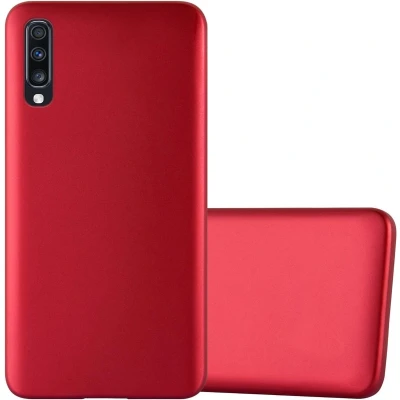 Afbeelding van Cadorabo Hoesje geschikt voor Samsung Galaxy A70 / A70s in METALLIC ROOD Beschermhoes gemaakt van flexibel TPU silicone Case Cover