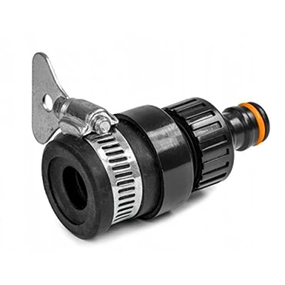 Afbeelding van Universele Waterdief 22 24mm Kraanstuk Adapter binnenkraan Ook geschikt voor Gardena Slangkoppeling