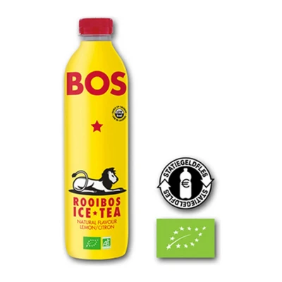 Afbeelding van BOS Ice Tea Lemon Bio Pet 6 x 1000 ml