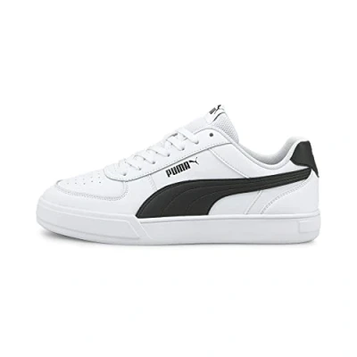 Afbeelding van Puma Unisex Caven Sneaker, White Zwart, 40.5 EU