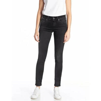Afbeelding van Replay LUZ HIGH Waist Hyperflex Clouds Jeans Skinny Fit, Dames, Maat: 29x32, Black