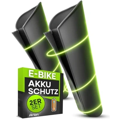 Afbeelding van ARION Ebike accubeschermhoes voor meer bereik, universele pasvorm, bescherming tegen kou, e bike accubescherming, tas, fietsbescherming, afdekking bijv. Bosch Power Tube accu