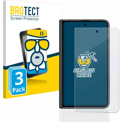Afbeelding van BROTECT Screenprotector voor Google Pixel Fold (Extern Beeldscherm) Folie Beschermfolie Beschermglas matte (3 Stuks)