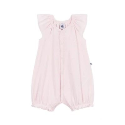 Afbeelding van Petit Bateau Effen babypakje in katoen Meisjes Boxpak Roze