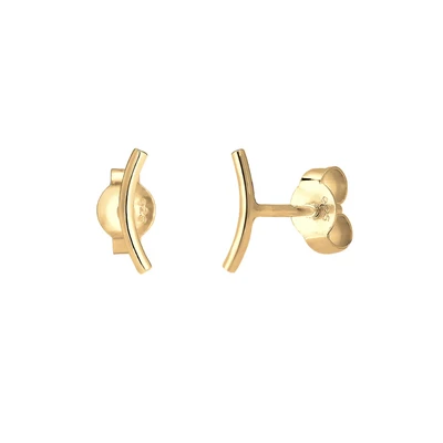 Afbeelding van Elli Basic Design Oorbellen, Dames, Maat: One Size, Goldfarben