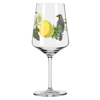 Afbeelding van RITZENHOFF 2931005 Aperitiefglas, 500 ml, serie Sommerdauw, motief nr. 5 met bloemen en vogels, Made in Germany