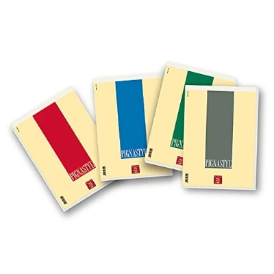 Afbeelding van Pigna 0213748BI schrijfblok &amp; schrift A4 70 vel Meerkleurig