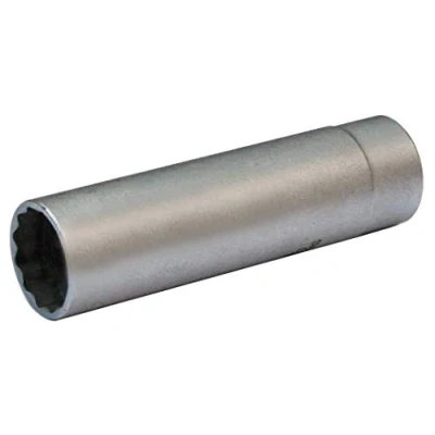 Afbeelding van SW Stahl 03149L bougie inzetstuk, 10 mm (3/8&quot;) aandrijving, 14 mm, twaalfpunts, met rubberen sluiting