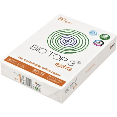 Afbeelding van Kopieerpapier BioTop 3 A3 80gr naturel 500vel
