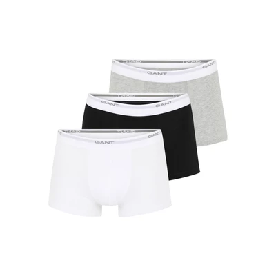 Afbeelding van GANT CORE Trunk 3 PACK Onderbroeken, Heren, Maat: Small, Black/white
