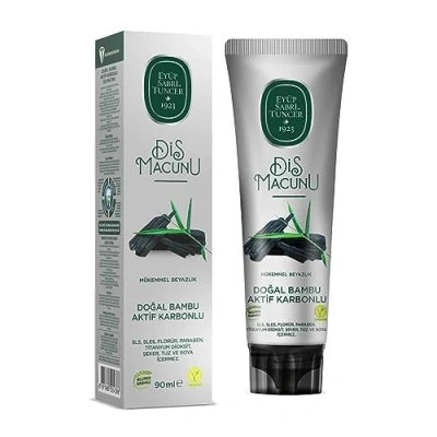 Afbeelding van Eyüp Sabri Tuncer Pure Witheid 100% Plantaardige Bamboe Actief Koolstof Tandpasta 90 ml Vegan Glutenvrij