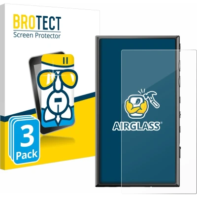 Afbeelding van BROTECT Screenprotector voor Sony Walkman NW A306 Folie Beschermfolie Beschermglas transparant (3 Stuks)