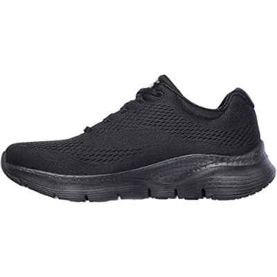 Afbeelding van Skechers ARCH FIT BIG APPEAL Sneaker dames, Black Mesh Trim, 40 EU Breed