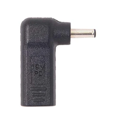 Afbeelding van Cablecc USB 3.1 Type C naar DC 19V Adapter PD Emulator Trigger 90 graden gebogen (4,0 * 1,3 MM)