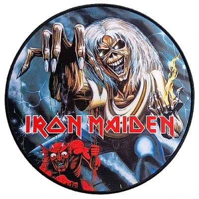 Afbeelding van Iron Maiden Anti slip muismat met kralenafwerking Number of the Beast Officiële licentie