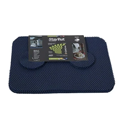 Afbeelding van Antislip Placemats Set Donkerblauw