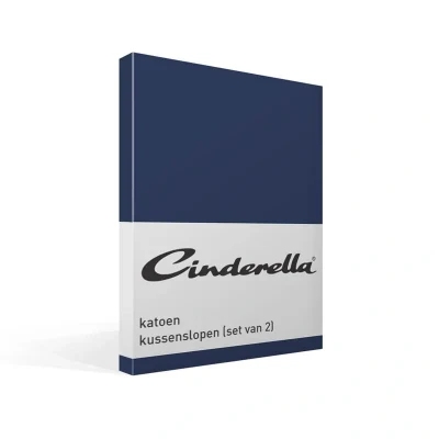 Afbeelding van Cinderella Weekend Kussenslopen 60x70 cm Katoen Blauw set van 2 stuks
