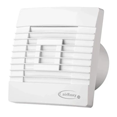 Afbeelding van Badkamerventilator met Automatische Sluitklep, Bewegingssensor en Timer 120 mm wit Prestige 120ZGMS