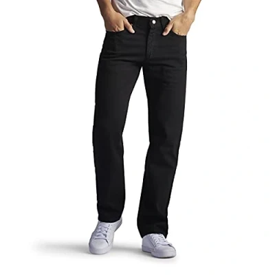 Afbeelding van Lee Jeans voor heren, regular fit, rechte pijpen, Double Black, 34W x 28L