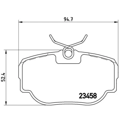 Afbeelding van Brembo Remblokset P 44 009