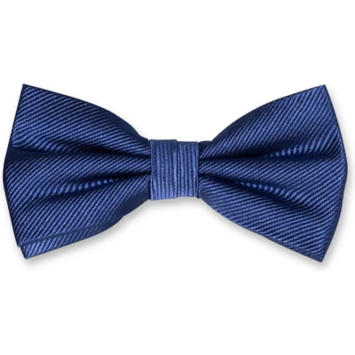 Afbeelding van E.L. Cravatte Strik Saffierblauw 100% Zijde Vlinderdas