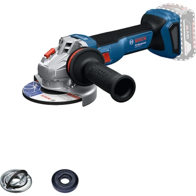 Afbeelding van BOSCH GWS 18V 11 haakse accu slijper 115 mm in kartonnen doos (zonder en lader) 06019N4101