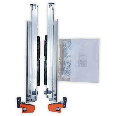 Afbeelding van BLUM MOVENTO BLUMOTION S 766H Laderails, 750mm volledig uittrekbaar 60kg, 1 paar incl. koppeling en montagetoebehoren set
