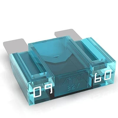 Afbeelding van Auprotec Maxi Platte stekkerzekering van 20 80 A, steekzekering, smeltzekering, selectie: 60 blauw, 1 stuks