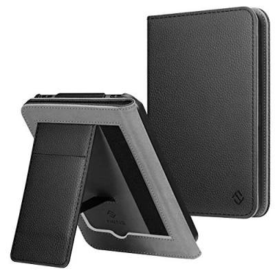 Afbeelding van FINTIE Beschermhoes compatibel met Tolino Vision 4 HD/Vision 3 2 / 1 Shine HD e reader polsband, zwart