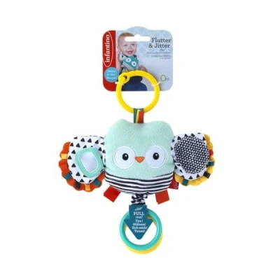 Afbeelding van Infantino Flutter &amp; Jitter Uil Buggyspeeltje BK 216320