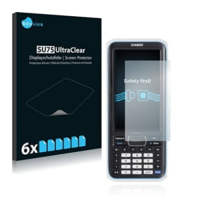 Afbeelding van Savvies Screenprotector voor Casio FX CP400 ClassPad II Folie Beschermfolie transparant (6 Stuks)