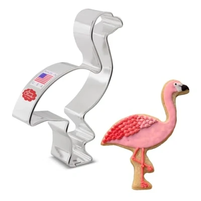Afbeelding van Ann Clark Cookie Cutters Flamingo Koekjessnijder, 11,4 cm