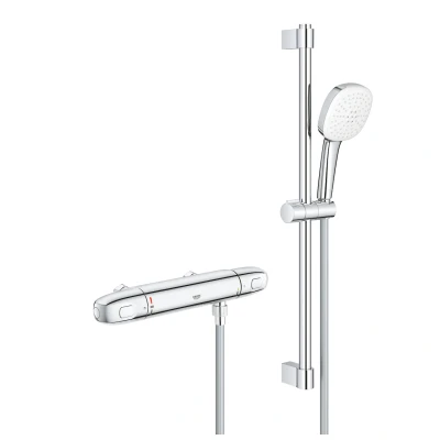 Afbeelding van GROHE Grohtherm 1000 douchesysteem met glijstang 60 cm zonder